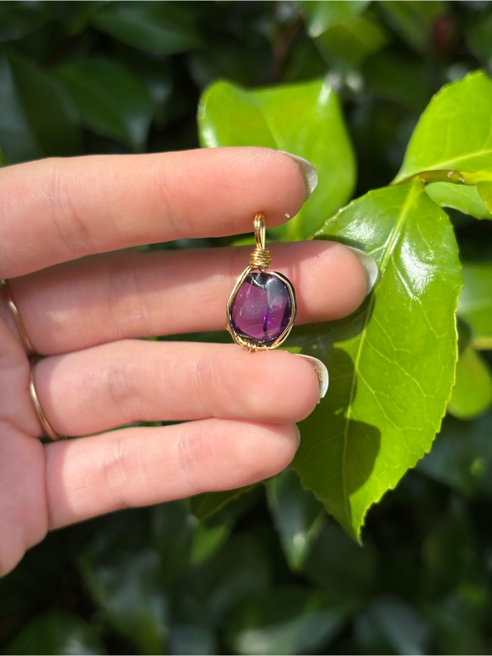 Amethyst pendant - Picture 3 of 3